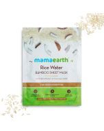 Rice Water Bamboo Sheet Mask with Rice Water and Coconut Milk for Deep Hydration - 25 g 