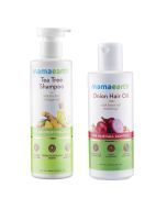 Mamaearth Scalp Shampoo and Onion Hair Oil Combo