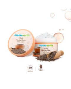 Chia Hydra-Calm Face Pack with Chia Seed & Ceramides for Healthy Skin Barrier - 200 g