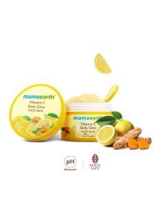 Vitamin C Daily Glow Face Pack with Vitamin C & Turmeric for Illuminating Skin - 200 g