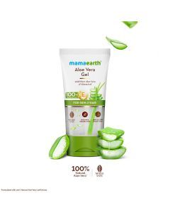 Aloe Vera Gel with 100% Natural Aloe Vera & Vitamin E for Skin & Hair - 150 ml