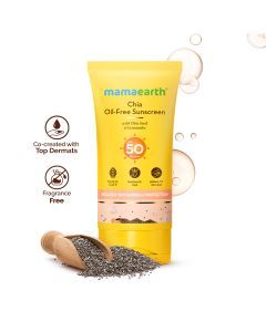 Chia Oil-Free Sunscreen SPF 50 PA++++ 50g tube