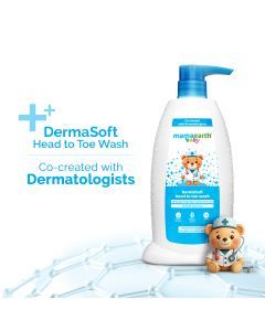 Baby DermaSoft Head to Toe Wash for Baby's Sensitive Skin - 250 ml