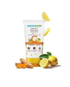 Mamaearth vitamin C face wash 150ml tube with lemon turmeric
