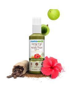 Mamaearth Kerala Thaali Hair Oil with Hibiscus, Bhringraj, Methi Dana & Amla for Thick & Long Hair - 150 ml