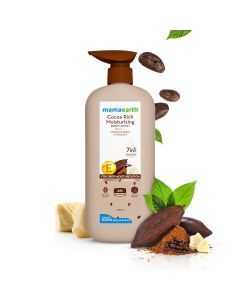 Mamaearth Cocoa Rich Moisturizing Body Lotion with Cocoa Butter & Vitamin E for Intense Moisturization - 400 ml