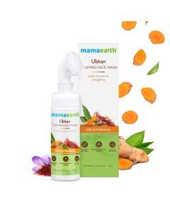 mamaearth Ubtan Foaming Face Wash for Tan Removal