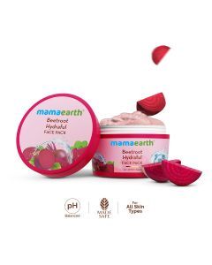 Beetroot Hydraful Face Pack with Beetroot & Hyaluronic Acid for All Skin Types - 200 g