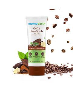 CoCo Face Scrub with Coffee and Cocoa for Rich Exfoliation - 100g

