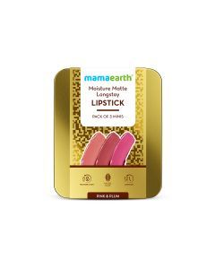 Mamaearth Matte Long Stay Lipstick Gift Set - Pink & Plum