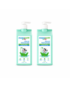 Mamaearth Milky Soft Head to Toe Wash babies oats milk calendula 400ml