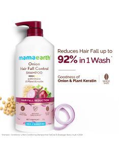 Onion Shampoo for Hair Growth and Hair Fall Control with Onion and Plant Keratin - 1 Litre