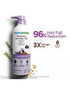Rosemary Anti-Hair Fall Shampoo with Rosemary & Methi Dana for Reducing Hair Loss & Breakage - 600 ml
