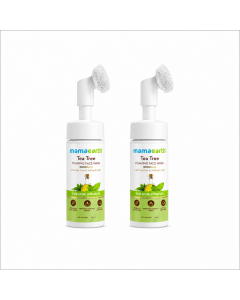 Tea Tree Foaming Face Wash with Tea Tree and Salicylic Acid for Acne and Pimples - 150ml (Pack of 2)