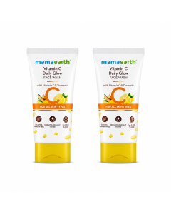 Mamaearth vitamin C face wash 150ml tube with lemon turmeric
